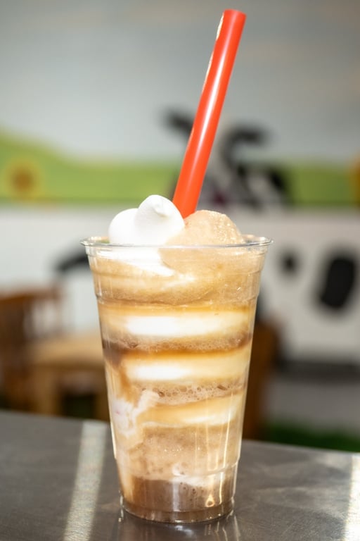 Root Beer Float Soft Serve