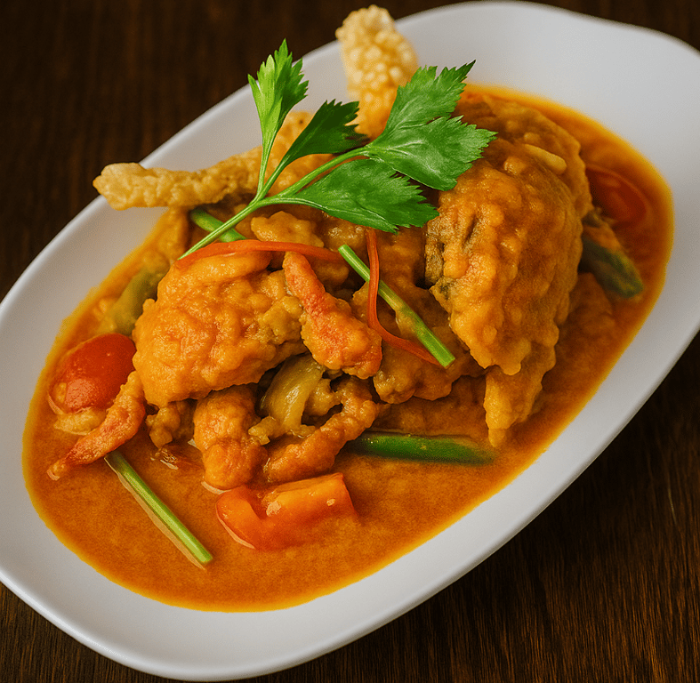 STIR-FRIED CURRY POWDER (PAD PONG KAREE)