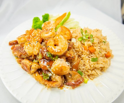 Hibachi Chicken & Shrimp