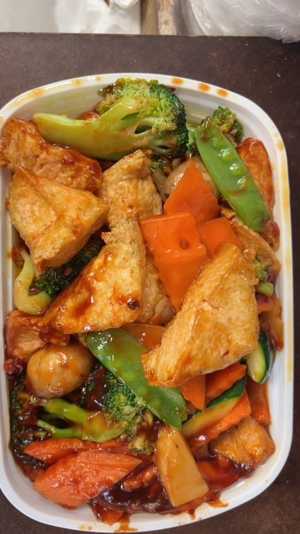 蔬菜豆腐 Mixed Vegetable Tofu