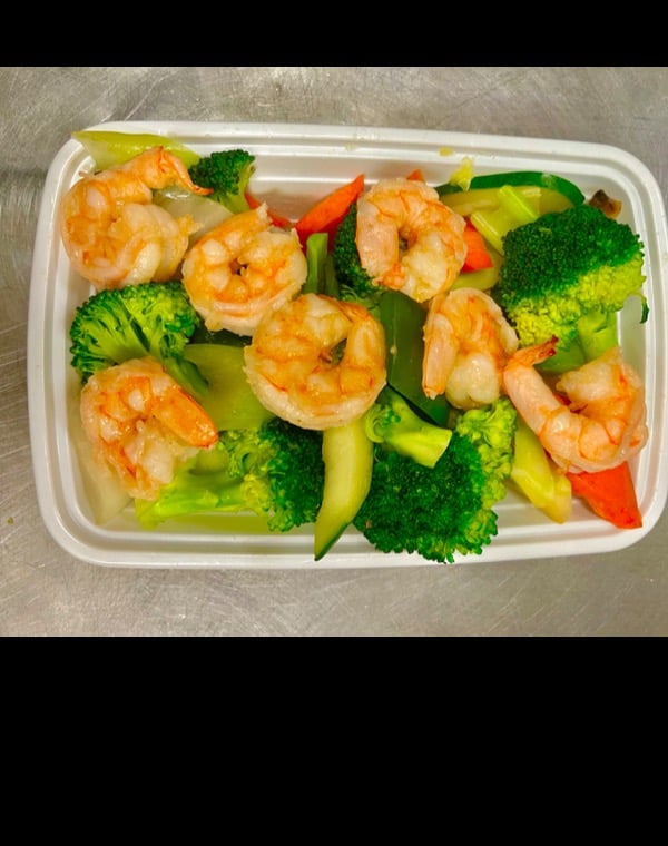 D3. Shrimp with Vegetables