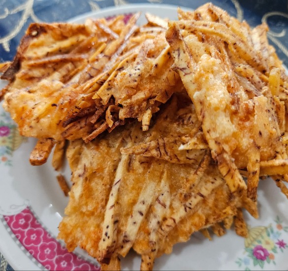 24. Deep Fried Taro with Shrimp