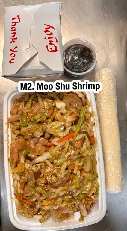 M2. 木须虾 Moo Shu Shrimp