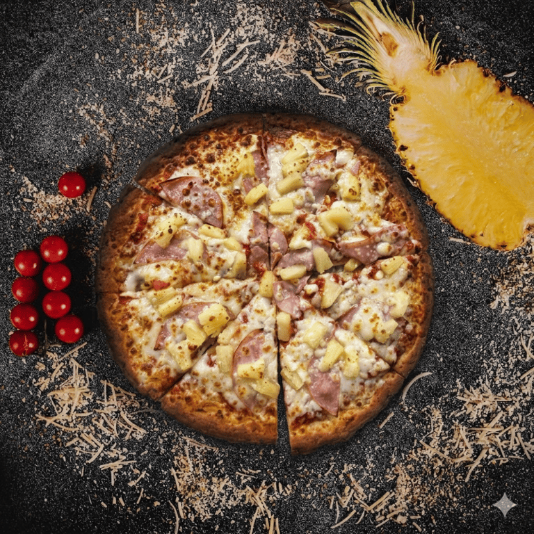 Cauliflower Hawaiian Pizza