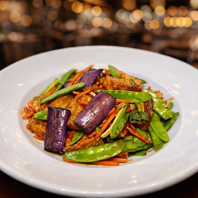 Eggplant with Fried Tofu