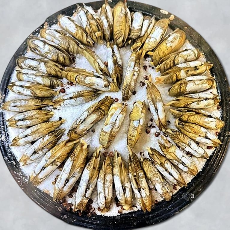 铁板蛏 Sizzling Razor Clams