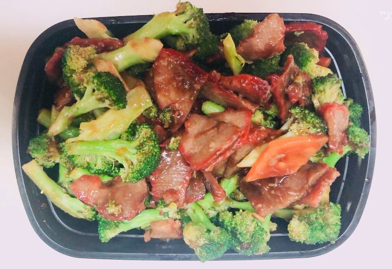 67. 芥兰叉烧 Roast Pork w. Broccoli