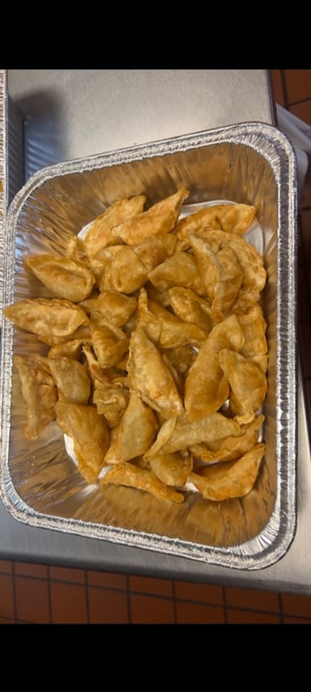 3. Fried Dumplings (Chicken) (30 pcs) Party Tray 鸡肉锅贴派对盘