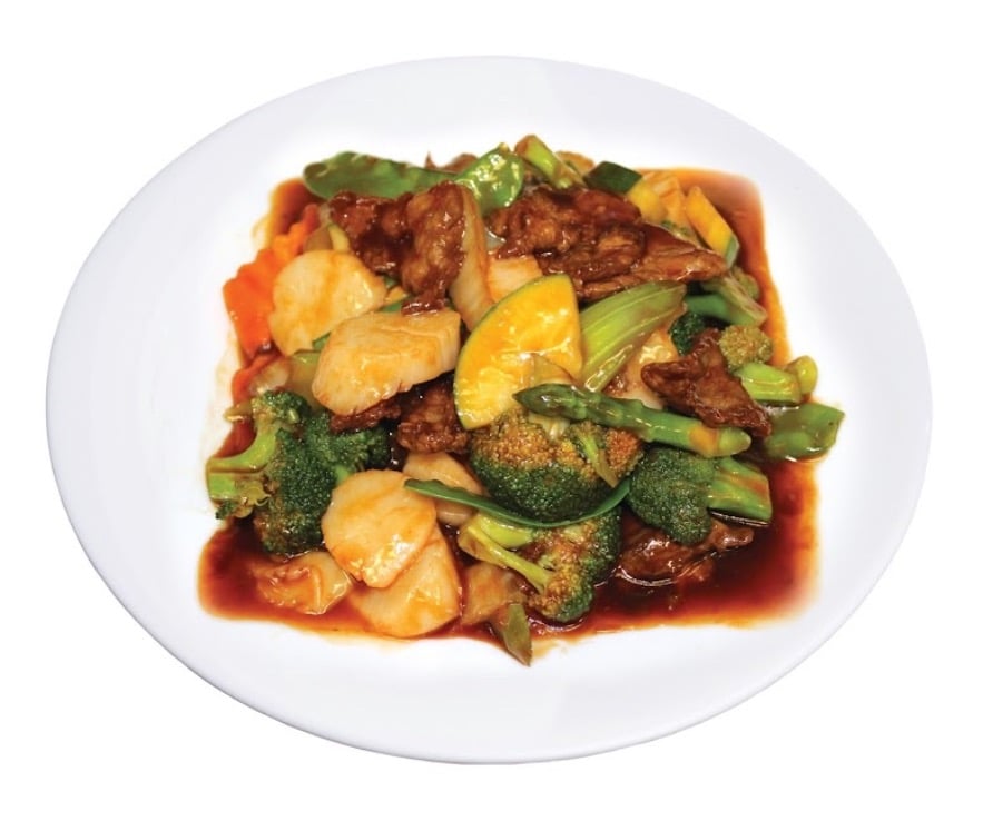 136. Beef w. Scallops<br>干贝牛