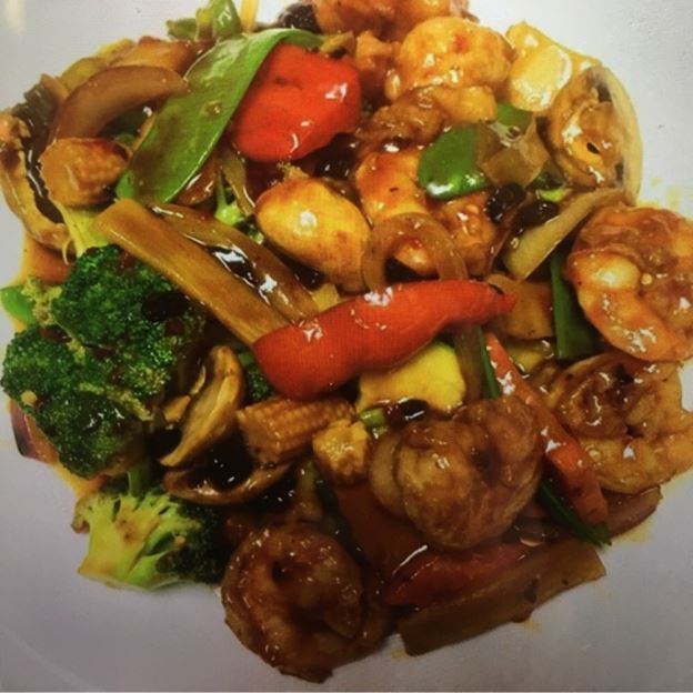 91. Shrimp with Black Bean Sauce