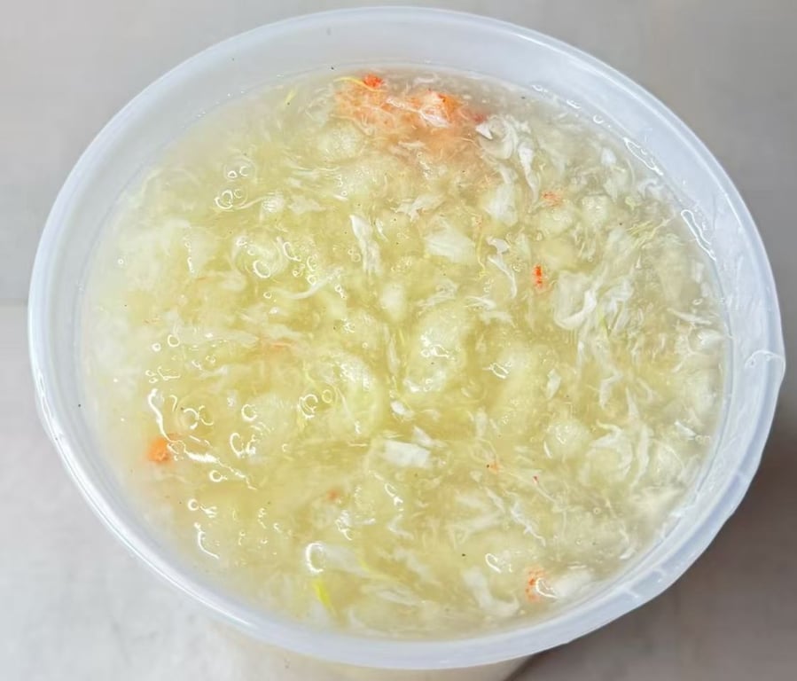 Crab Meat and Fish Maw Soup