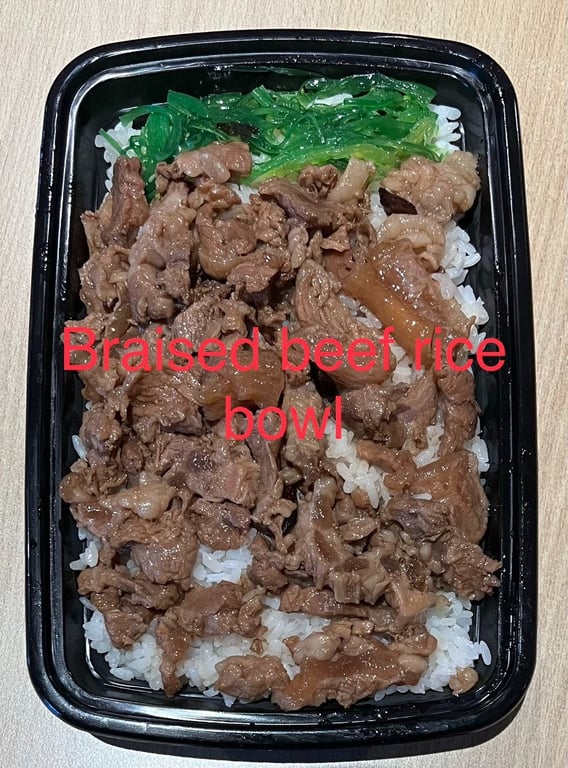 Braised Beef Rice Bowl