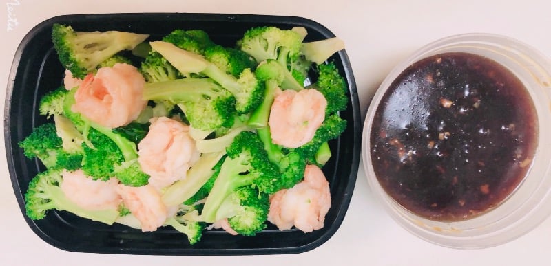 H 3. 水煮芥兰虾 Steamed Shrimp w. Broccoli