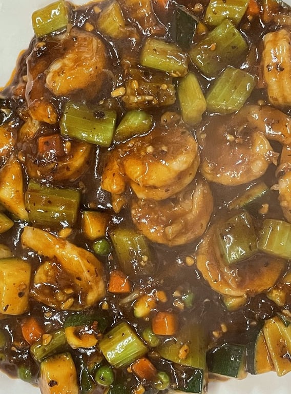 D62. 宫保虾 Kung Pao Shrimp