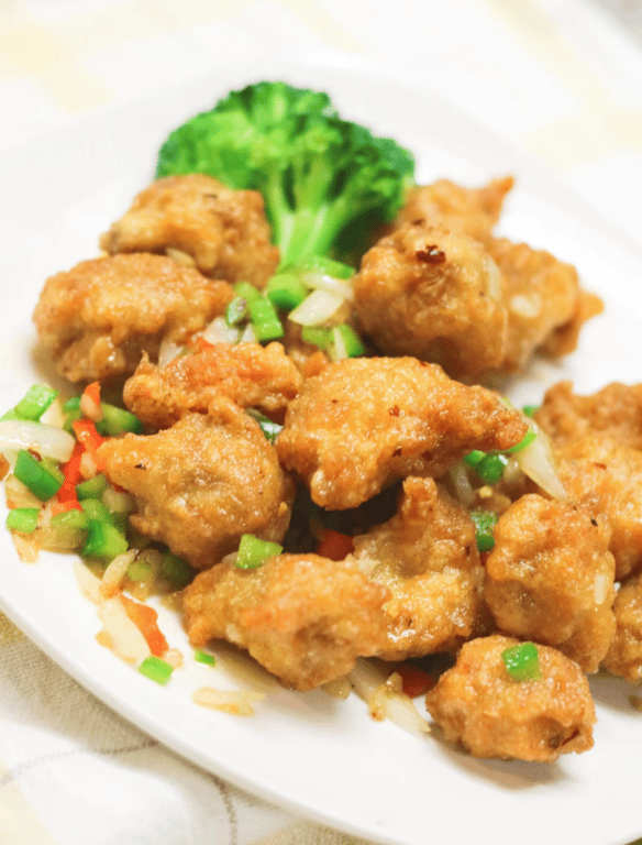1. Chicken with Salt Pepper 椒盐鸡