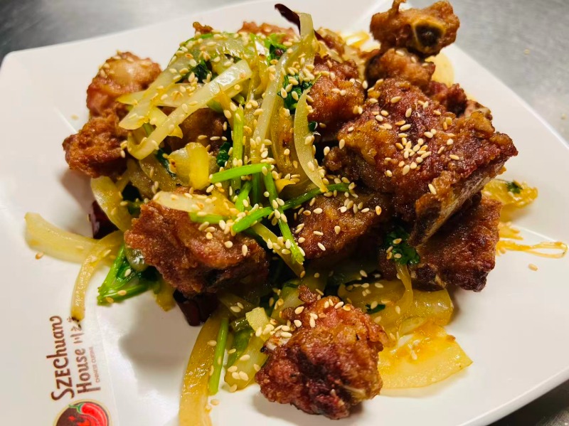飘香排骨 Ginger Scallion Pork Ribs