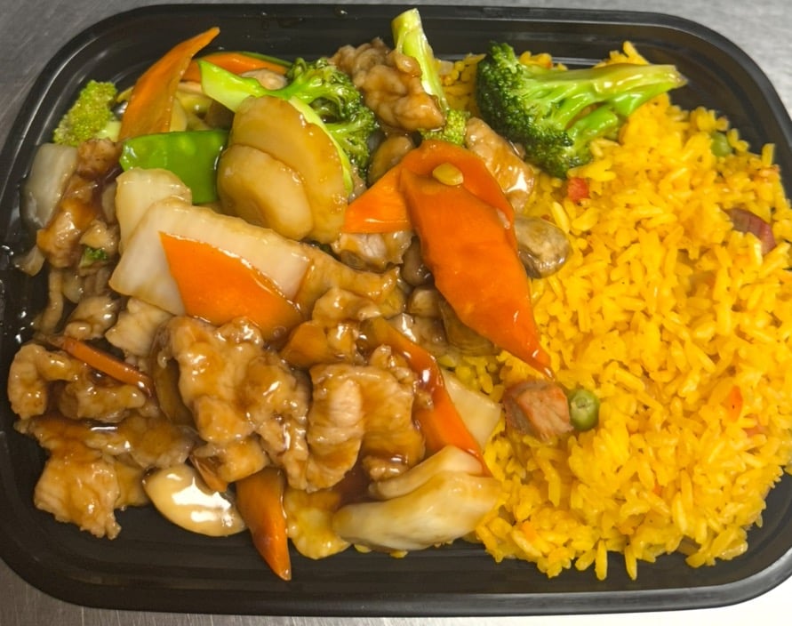 14. Pork w. Mixed Vegetables