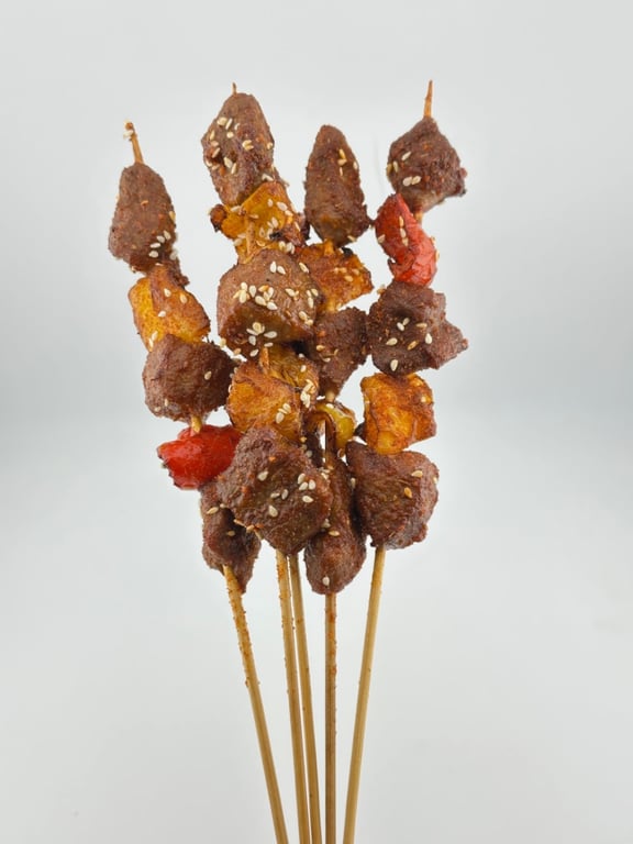 Beef Skewer w. Peppers