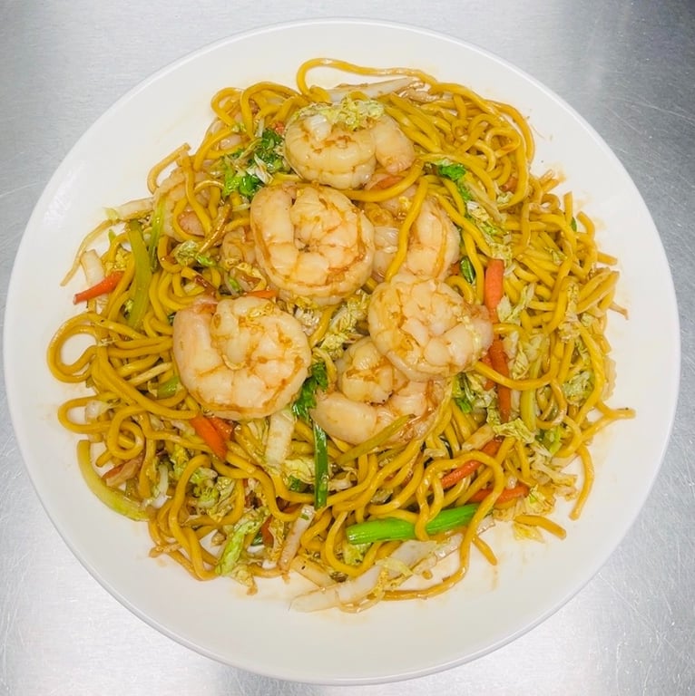 Jumbo Shrimp Lo Mein 大虾捞面