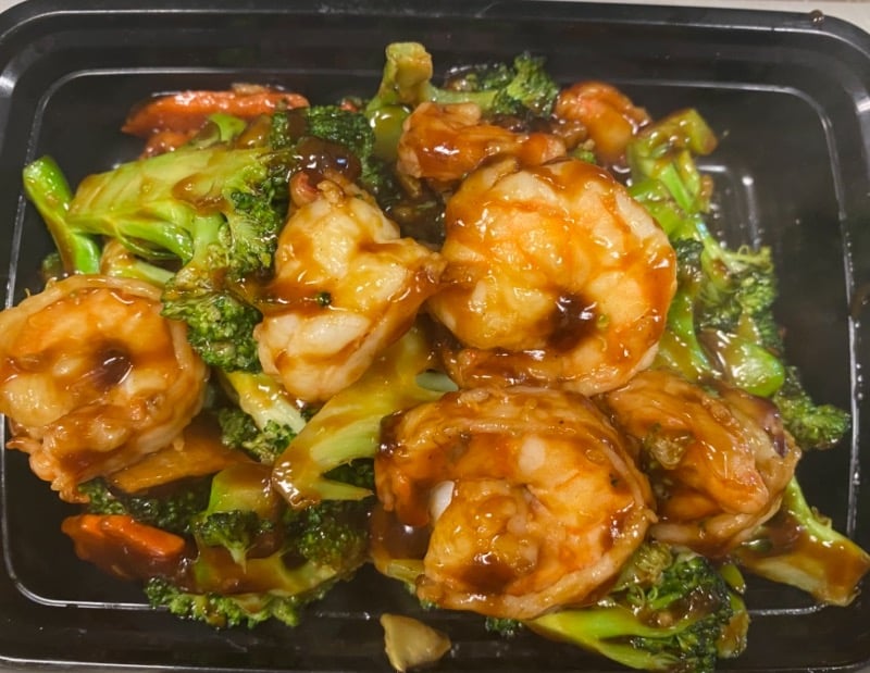 芥兰虾 Shrimp w. Broccoli