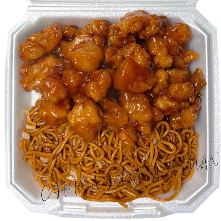 Big Plate Special General Tso's Chicken + Lo Mein
