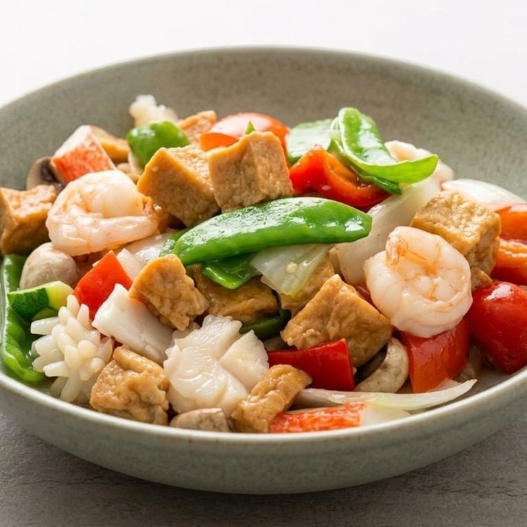 T19. 海鲜豆腐煲 Seafood Tofu