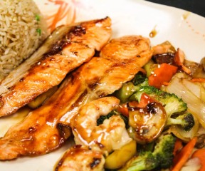 Hibachi Salmon