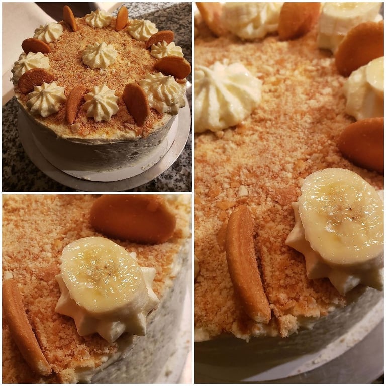 Better than Nannas Banana Pudding Slice