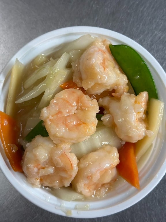 66. Shrimp with Chinese Vegetables 白菜虾
