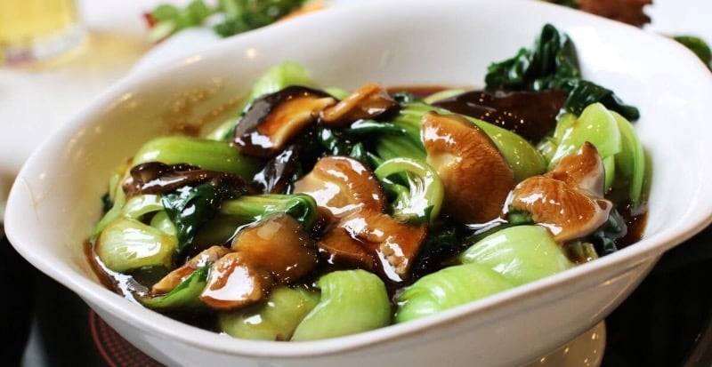 Bok Choy w. Mushrooms  油菜香菇