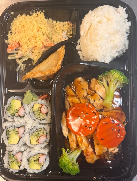 Chicken teriyaki Gourmet Box Combo