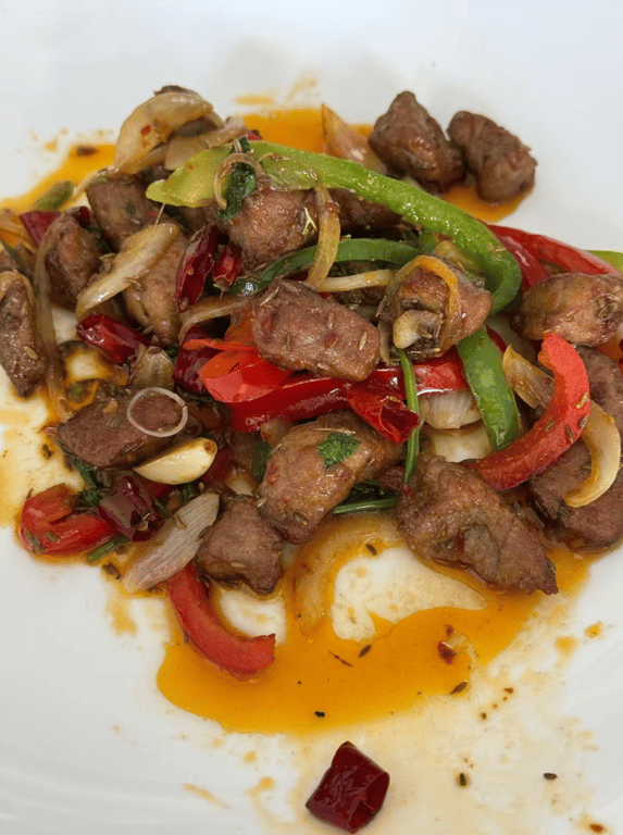 S6. Cumin Lamb (孜然羊肉）