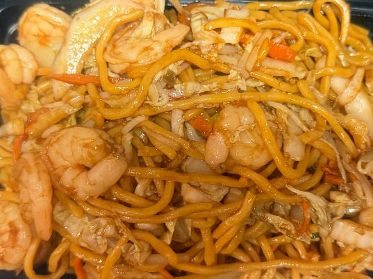 43. 虾捞面 Shrimp Lo Mein