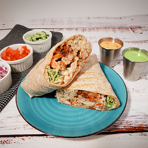 Chicken 65 Tikka Wrap Combo