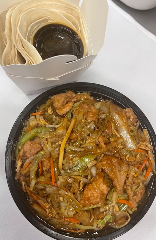 Moo Shu Pork (4 Pancakes)