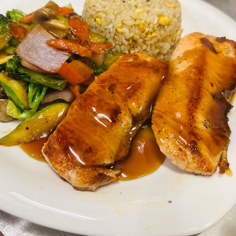 Salmon Hibachi Grill