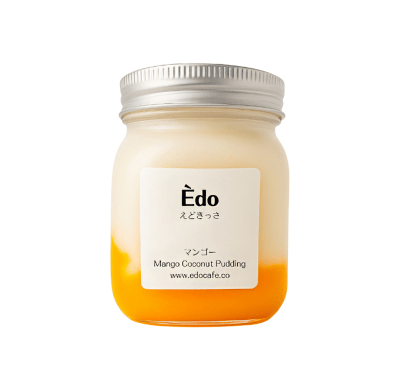 Mango Coconut Pudding