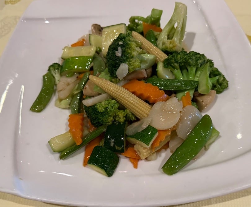 63. Sautéed Mixed Vegetables (White Sauce)