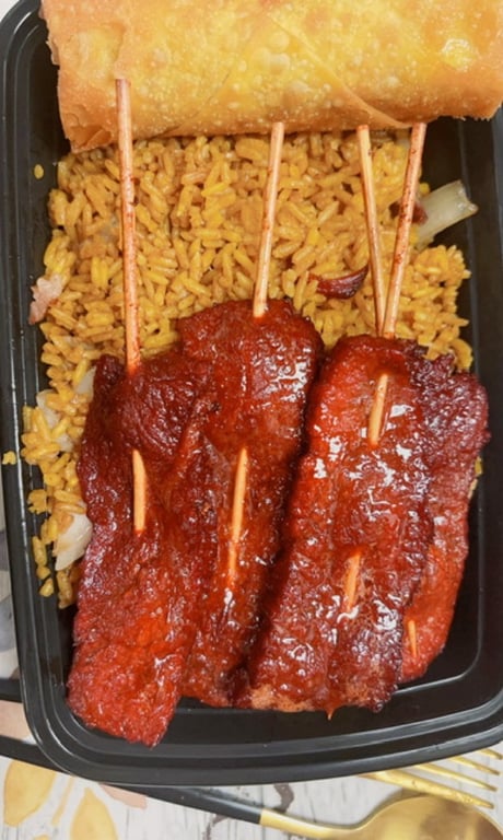 C30. Teriyaki Beef Combo Plate