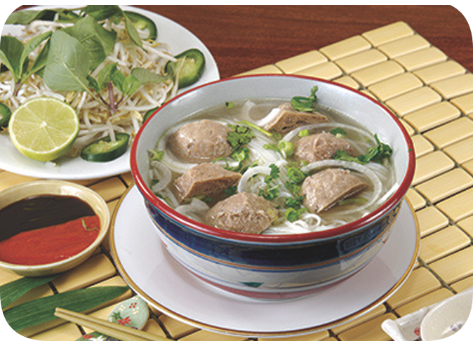 N2. Beef Ball Noodle Soup (Pho)