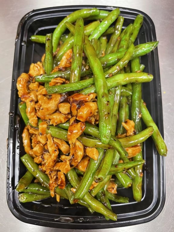 Chicken String Beans w. Garlic Sauce 四季豆鸡