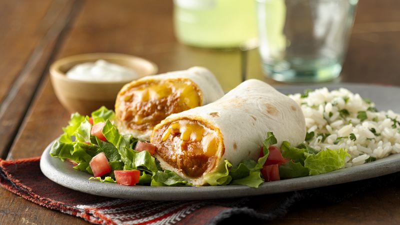 Bean & Cheese Burrito w/ Choice Snack Image