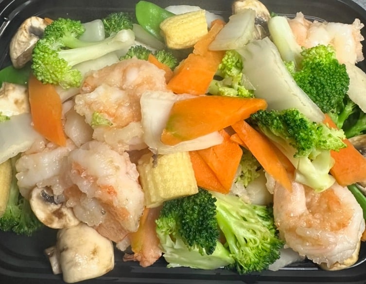 H6. Steamed Shrimp with Mixed Vegetables