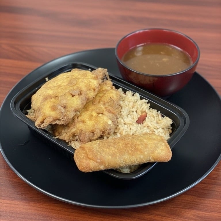 C 7. Roast Pork Egg Foo Young