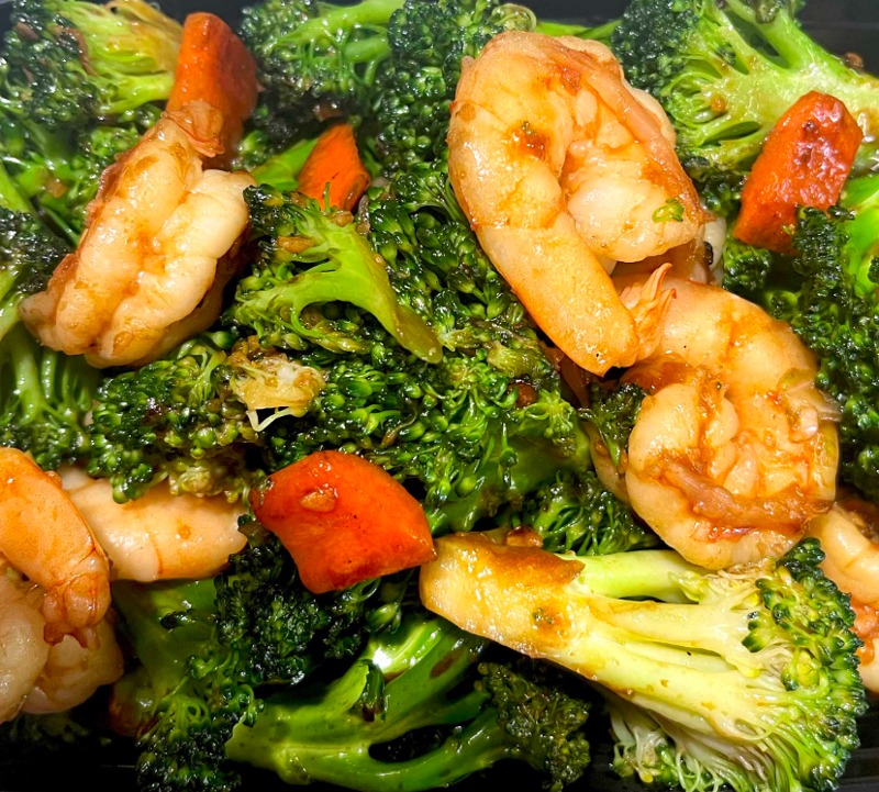 5. Shrimp with Broccoli
