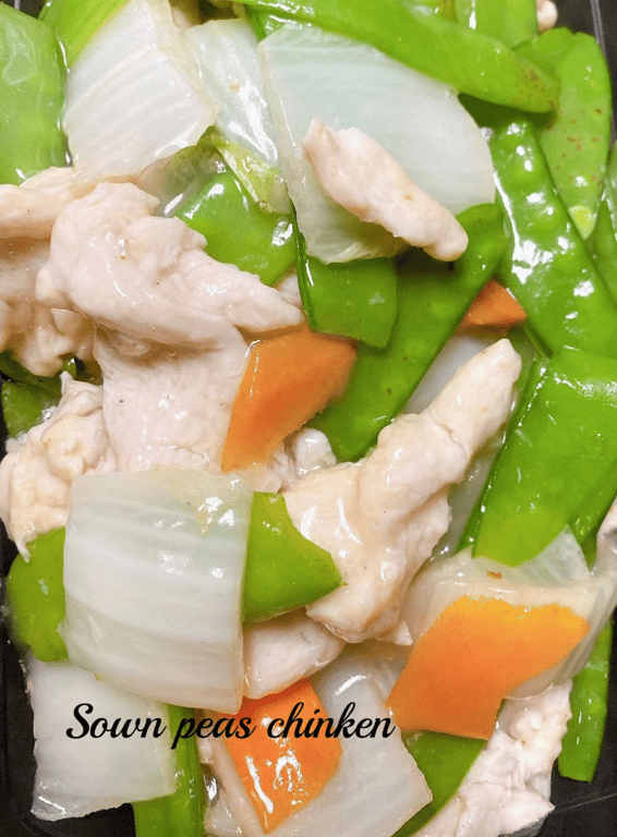 雪豆鸡 J6. Chicken w. Snow Peas