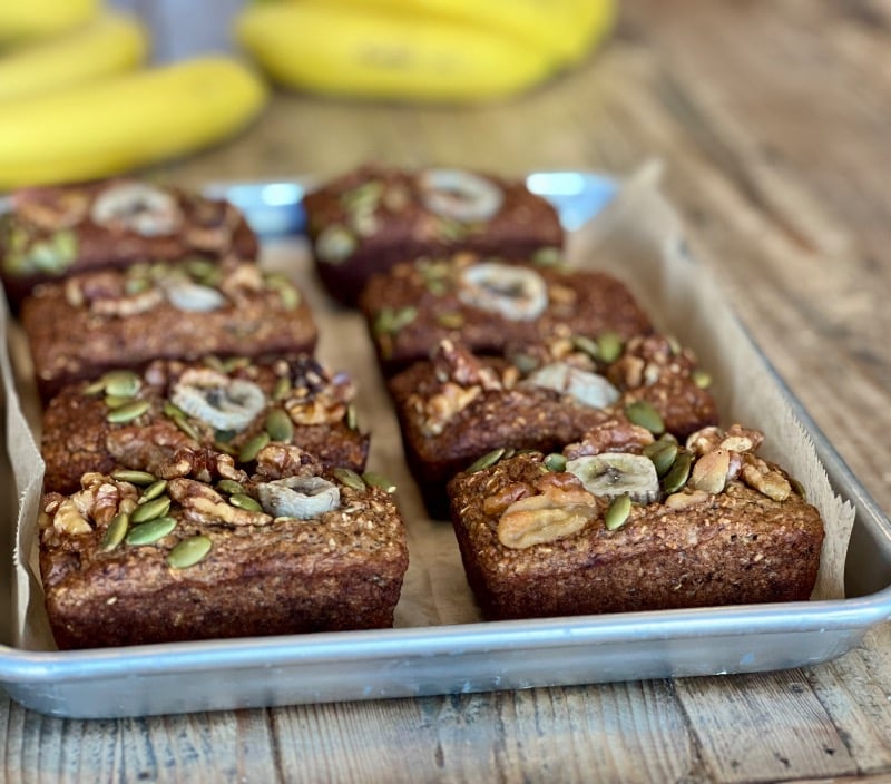 Gluten free House-made Banana Bread