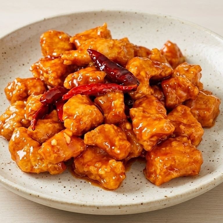 C17. 陈皮鸡 Spicy Orange Chicken