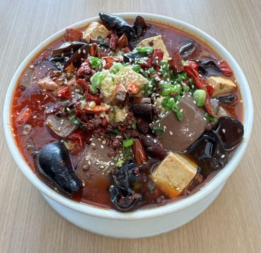 Spicy Boiled Blood Curd