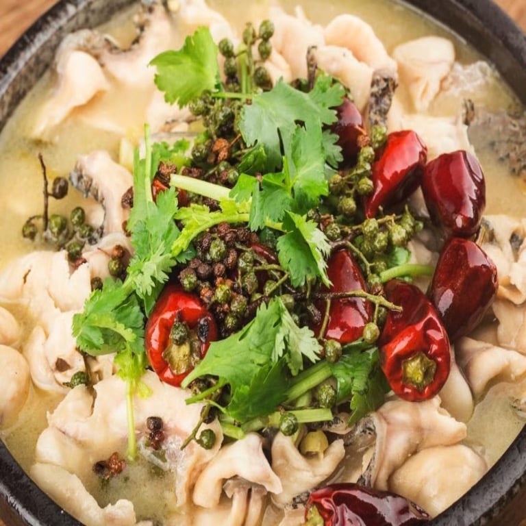 辣味鱼片榨菜汤面 6. Pickled Mustard with Fish Fillet Noodle Soup